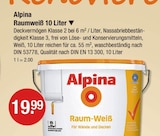 Aktuelles Raumweiß 10 Liter Angebot bei V-Markt in Regensburg ab 19,99 €