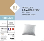 Oreiller "Lavable 95°" - TEX HOME à 8,24 € dans le catalogue Carrefour