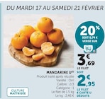 U Express Houdemont - Promo Mandarine Promo Mandarine à 2,95 € dans le catalogue U Express à Houdemont