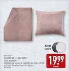 Parure de lit velours - Novitesse - Aldi à Caluire-et-Cuire Parure de lit velours - Novitesse en promo chez Aldi Caluire-et-Cuire à 19,99 €