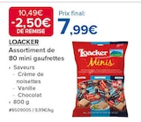 Promo Assortiment de 80 mini gaufrettes à 7,99 € dans le catalogue Costco à Villebon-sur-Yvette