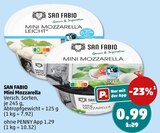 Mini Mozzarella Leicht von SAN FABIO im aktuellen Penny Prospekt für 0,99 €