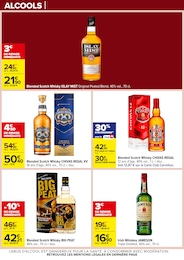 Prix et réduction Chivas Regal dans le prospectus Carrefour en cours Offre Chivas Regal dans le catalogue Carrefour du moment à la page 85