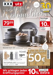 Möbel & Einrichtung Prospekt von XXXLutz Möbelhäuser Barnekow XXXLutz Möbelhäuser Prospekt: "XXXLutz wünscht frohe Weihnachten", 18 Seiten, 04.12.2023 - 10.12.2023