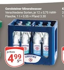 Aktuelle Gerolsteiner Angebote bei GLOBUS in Offenbach (Main) Aktuelles Mineralwasser Angebot bei GLOBUS in Offenbach (Main) ab 4,99 €