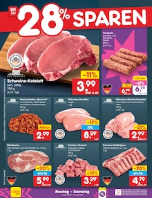 Fleisch im Netto Marken-Discount Prospekt "Aktuelle Angebote" mit 71 Seiten (Rostock)
