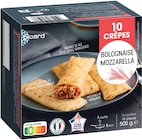 Promo 10 crêpes bolognaise, mozzarella à 3,24 € dans le catalogue Picard à Alfortville