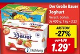 Joghurt Angebote von Der Große BauerDer Große Bauer bei Lidl Dessau-Roßlau für 1,29 €