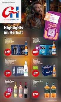 Aktueller Getränke Hoffmann Prospekt "Aktuelle Angebote" Seite 1 von 12 Seiten für Frankfurt