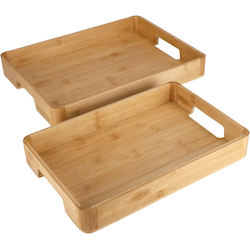 Bambus-Tablett-Set