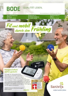 Aktueller Sanitätshaus Bode Prospekt "Fit und mobil durch den Frühling" Seite 1 von 6 Seiten für Gifhorn