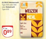 Aktuelle Mehl Angebote bei GLOBUS in Leipzig Aktuelles Weizenmehl Type 405 Angebot bei GLOBUS in Leipzig ab 0,89 €