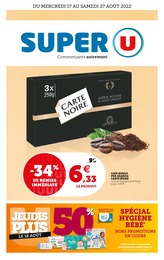 Super U Catalogue "-34% de remise immédiate", 24 pages, Pontoise, 17/08/2022 - 27/08/2022 Super U Catalogue "-34% de remise immédiate", 24 pages, Pontoise, 17/08/2022 - 27/08/2022