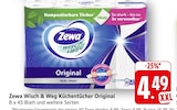 Wisch & Weg Küchentücher Original im Angebot bei E center in Reutlingen Wisch & Weg Küchentücher Original Angebote von Zewa bei E center Reutlingen für 4,49 €
