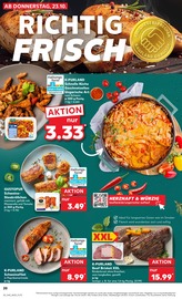 Steak im Kaufland Prospekt in Dessau-Roßlau Aktueller Kaufland Prospekt mit Steak, "Aktuelle Angebote", Seite 20