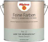 Feine Farben Wandfarbe Angebote von Alpina bei Globus-Baumarkt Heidelberg für 35,00 €