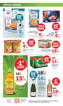 Promotion Whisky dans le prospectus U Express, valable du 24/03/2026 au 06/04/2026 Promo Whisky dans le catalogue U Express du moment à la page 8