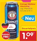 Weißbier Alkoholfrei Angebote von Erdinger bei Netto Marken-Discount Fürth für 1,09 €