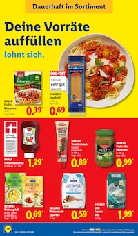 Nudeln im aktuellen Lidl Prospekt (Neuss) Nudeln im Lidl Prospekt "LIDL LOHNT SICH" mit 69 Seiten (Neuss)