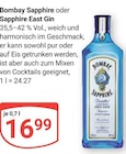 Bombay Sapphire Angebote von Bombay Sapphire bei GLOBUS Krefeld für 16,99 €