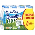 Lait U.H.T. demi-écrémé Bio "Format Familial" - CANDIA en promo chez Carrefour Vitry-sur-Seine à 8,82 €