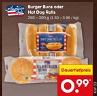 Burger Buns oder Hot Dog Rolls Angebote von American Style bei Netto Marken-Discount Heinsberg für 0,99 €