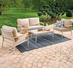 Promo Salon de jardin 4 places crème ProLoisirs Manon à 749,90 € dans le catalogue Castorama à Saint-Martin-d'Hères