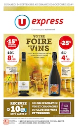 Prospectus U Express, "Votre foire aux vins",  pages, 24/09/2024 - 06/10/2024