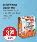 Weizen-Mix von Schöfferhofer im aktuellen V-Markt Prospekt für 3,99 €