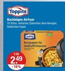 Backbögen Airfryer im V-Markt Prospekt Backbögen Airfryer von Toppits im aktuellen V-Markt Prospekt für 2,49 €