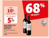 Promo HAUT MÉDOC CRU BOURGEOIS AOP 2016 à 10,43 € dans le catalogue Auchan Supermarché à Erches