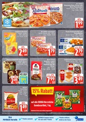 Pizza im EDEKA Prospekt in Seevetal Aktueller EDEKA Prospekt mit Pizza, "Top Angebote", Seite 15