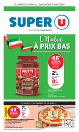 Saucisse en promo dans le catalogue Super U à la page 1