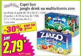 Promo jungle drink ou multivitamin zéro à 2,79 € dans le catalogue Norma à Liverdun