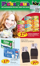 Aktueller Picks-Raus Prospekt mit Tee, "1000 GELEGENHEITEN FÜR HAUS, HOBBY UND GARTEN", Seite 1