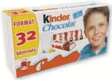 Barres chocolatées - KINDER en promo chez Super U Amiens à 2,24 €