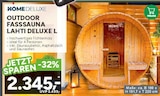 Outdoor Fasssauna Lahti Deluxe L Angebote von Home Deluxe bei Marktkauf Nürnberg für 2.345,00 €