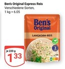 Aktuelle Reis Angebote bei GLOBUS in Bochum Aktuelles Express Reis Angebot bei GLOBUS in Bochum ab 1,33 €