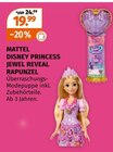 DISNEY PRINCESS JEWEL REVEAL RAPUNZEL Angebote von MATTEL bei Müller Bergisch Gladbach für 19,99 €