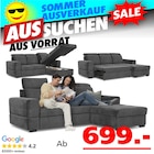 Seats and Sofas Oberhausen - Clyde Ecksofa Angebot im Prospekt Clyde Ecksofa bei Seats and Sofas im Oberhausen Prospekt für 699,00 €