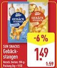 Gebäckstangen mit grobem Meersalz von Sun Snacks im aktuellen ALDI Nord Prospekt für 1,49 €