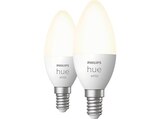Hue White E14 Doppelpack LED Lampe Warmweiß im MediaMarkt Saturn Prospekt Hue White E14 Doppelpack LED Lampe Warmweiß von PHILIPS im aktuellen MediaMarkt Saturn Prospekt für 27,99 €