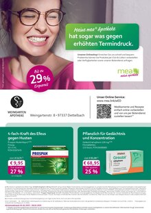 Aktueller mea - meine apotheke Prospekt "Unsere Februar-Angebote" Seite 1 von 4 Seiten für Dettelbach