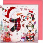 Carte de Noël 3D - Action à 0,59 € dans le catalogue Action