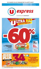 Lait Angebote im Prospekt "LA QUINZAINE DES PRIX ULTRA BAS SPÉCIAL RENTRÉE" von U Express Lait Angebote im Prospekt "LA QUINZAINE DES PRIX ULTRA BAS SPÉCIAL RENTRÉE" von U Express auf Seite 1