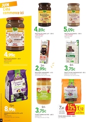 Promos Chocolat dans le catalogue "JUIN L'été commence ici !" de NaturéO Chocolat en promo dans le catalogue NaturéO à la page 14