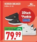 Herren Sneaker Angebote von Lacoste bei Marktkauf Köln für 79,99 €