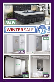 Aktueller BRAUN Möbel-Center Prospekt mit Boxspringbett, "WINTER SALE", Seite 10