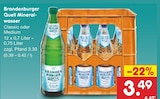 Mineralwasser von Brandenburger Quell für 3,49 € bei Netto Marken-Discount im Angebot Mineralwasser von Brandenburger Quell im aktuellen Netto Marken-Discount Prospekt