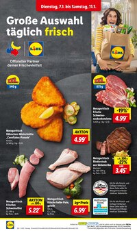 Fleisch im Lidl Prospekt "LIDL LOHNT SICH" mit 59 Seiten (Regensburg)